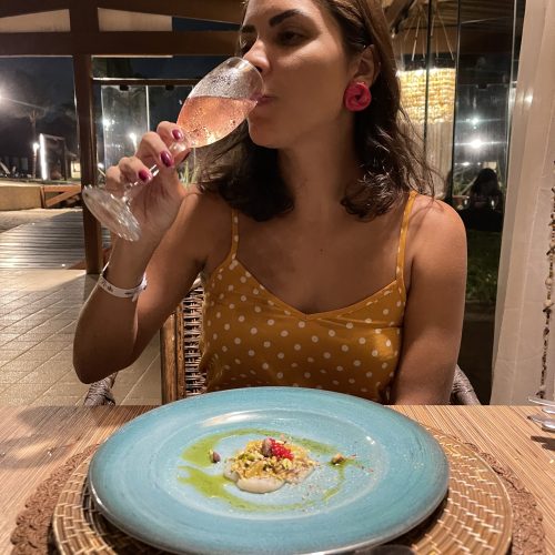 Comida do summerville resort, lagosta