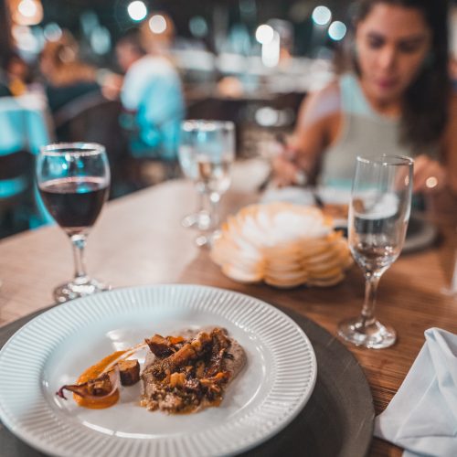 Comida do summerville resort, lagosta